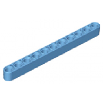 technic hefbalk dik 1x11 medium blue